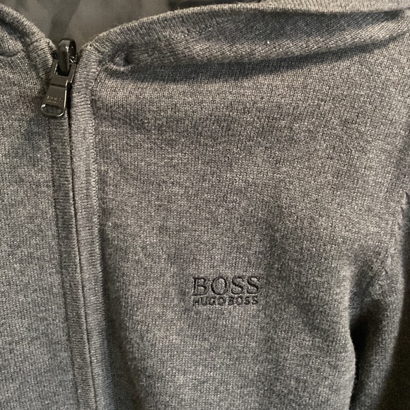 Hugo Boss boys reversible knit jacket boys around size 5 perfect condition - Picture 2 of 8